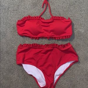 Red bikini